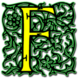 Letter F Transparent Icon
