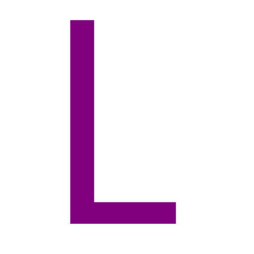 Letter L Icon, Transparent Letter L.PNG Images & Vector - FreeIconsPNG