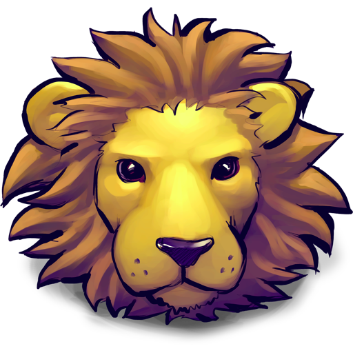 lion, zoo icon