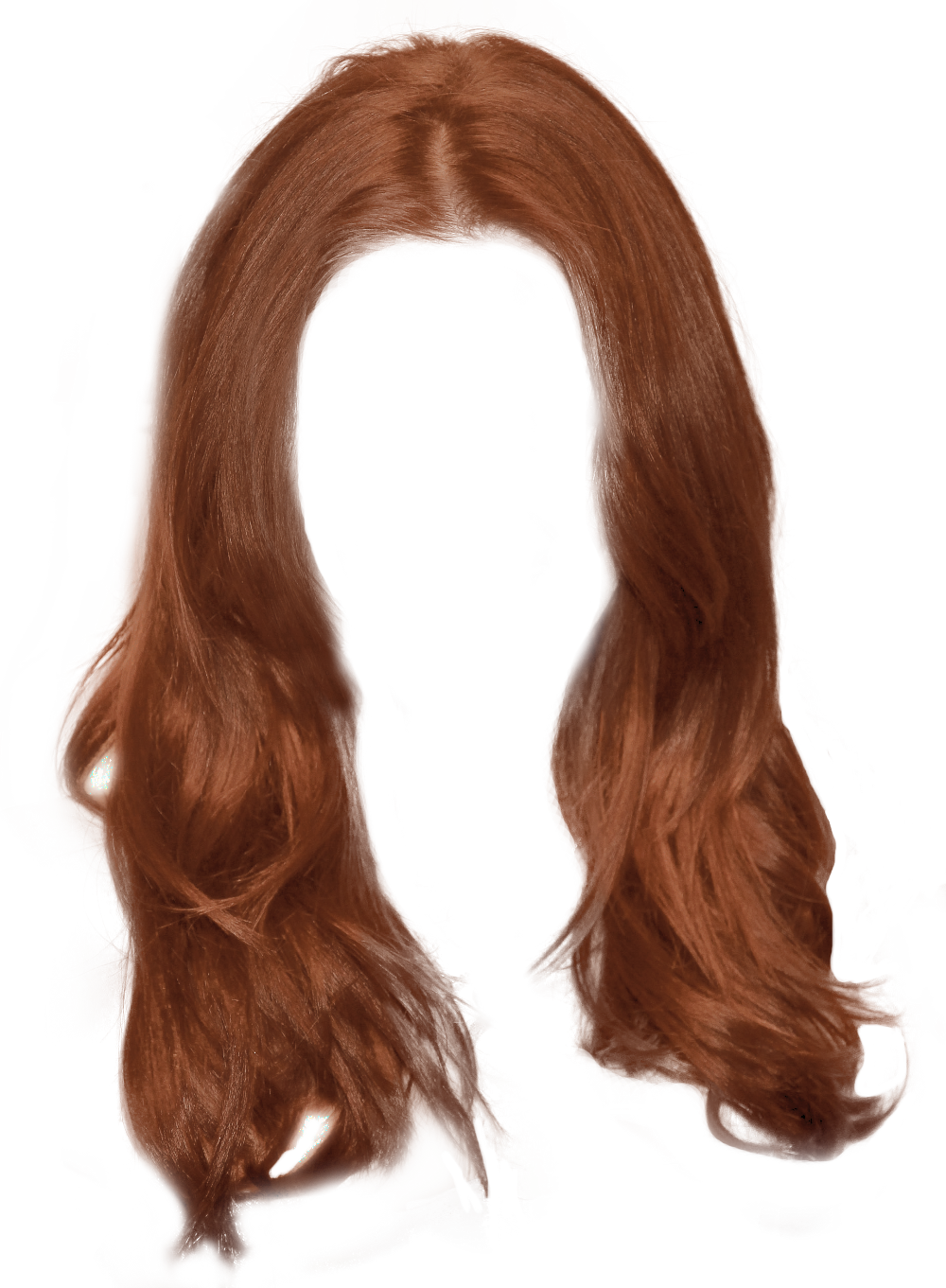 Long women hair png transparent background free download 26043