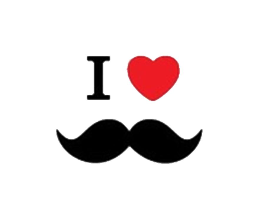 love mustache photo png