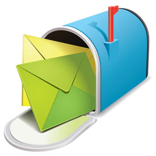 Mail Box Icon Vector