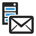 Transparent Icon Email Server