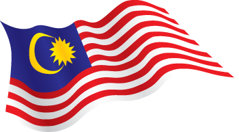 Malaysia Flag wave png