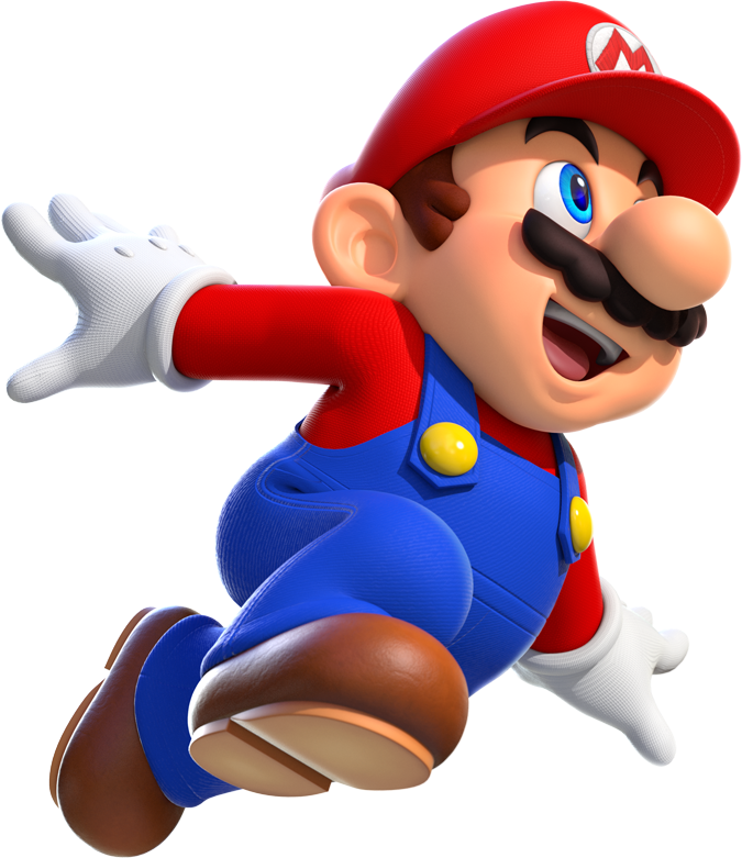 Mario flying Clipart