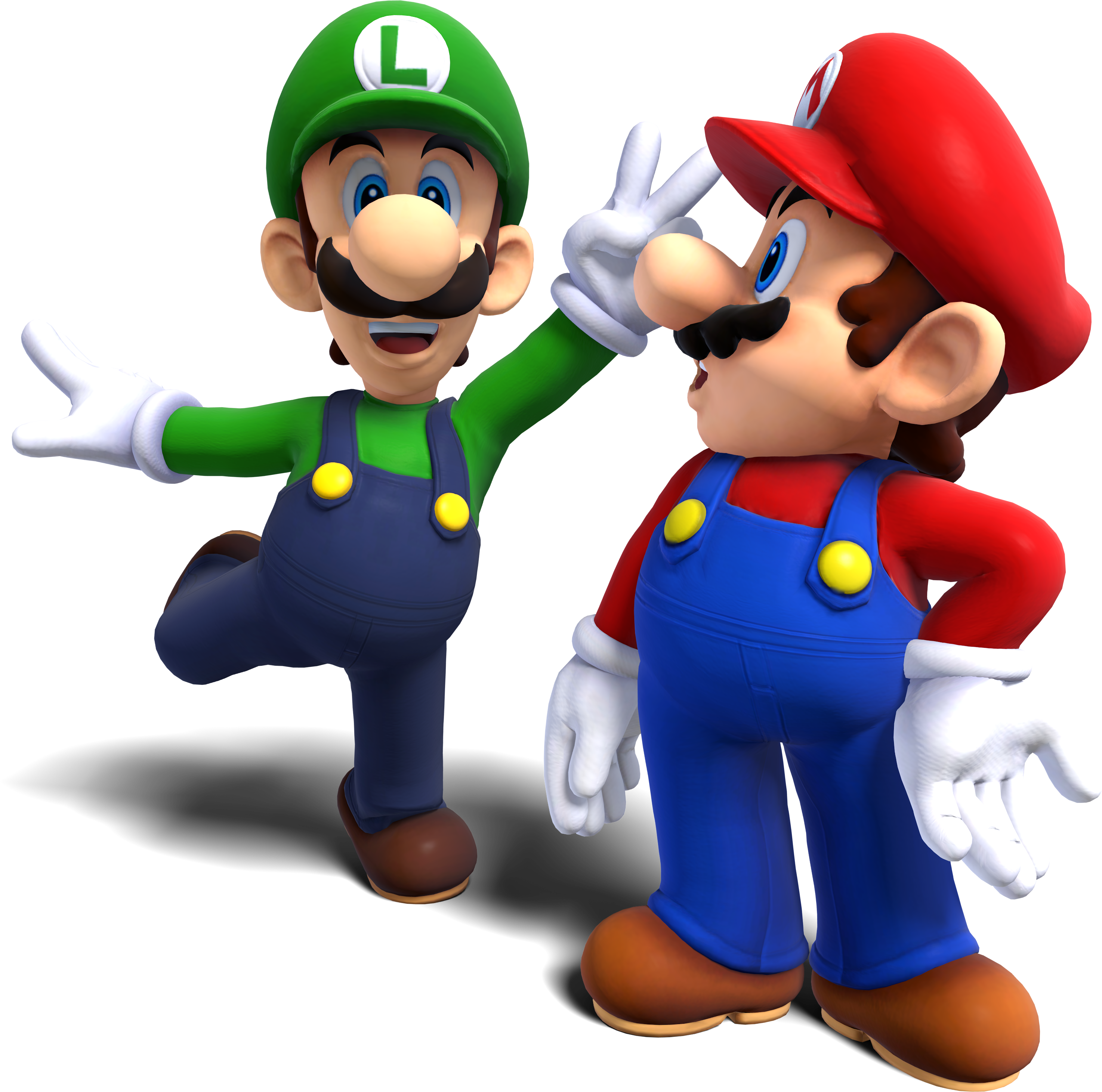 Mario Luigi Bros Render Blender Cartoon Brothers PNG Transparent  Background, Free Download #49290 - FreeIconsPNG