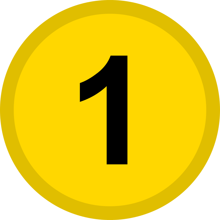 Medal, Number 1 Icon PNG Transparent Background, Free Download #13817