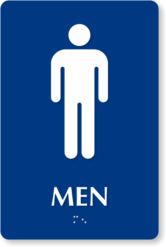 Men Restroom Sign Icon #42392 - Free Icons and PNG Backgrounds