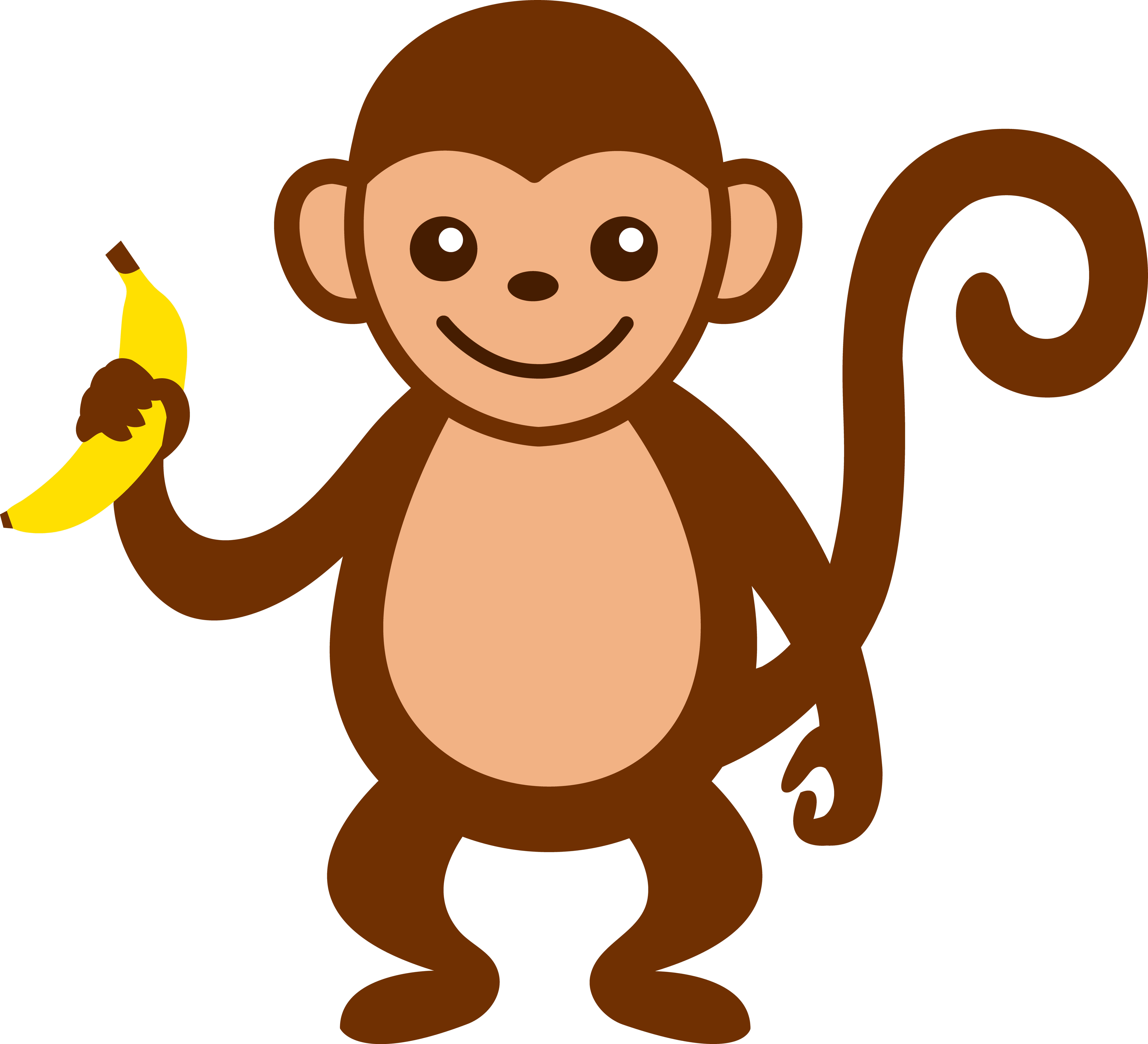 cute monkey png