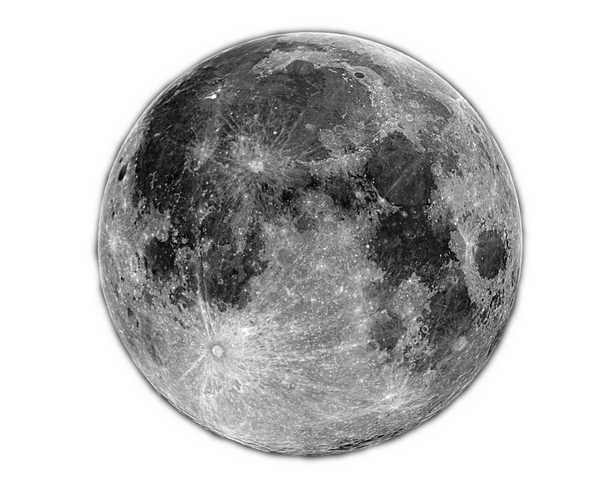 First Quarter Moon Png - Full Moon Transparent Background, Png