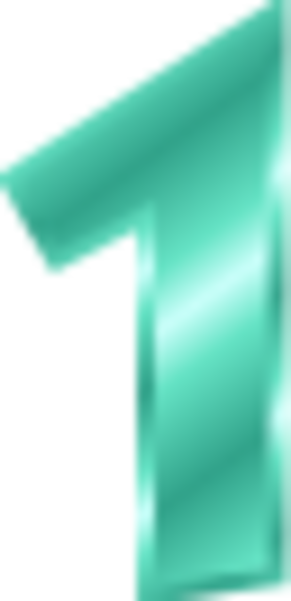 Number 1 Blue PNG Transparent Background, Free Download #44192