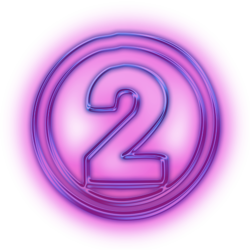 Purple Number 2 Png