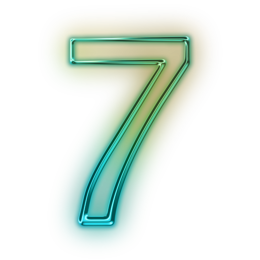 Number 7 Icon, Transparent Number 7.PNG Images & Vector FreeIconsPNG