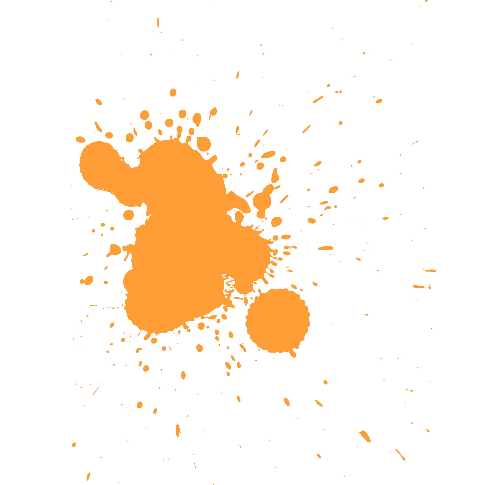 Orange Splat Image PNG Transparent Background, Free Download #38305 ...