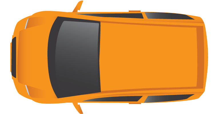 Orange Top car png