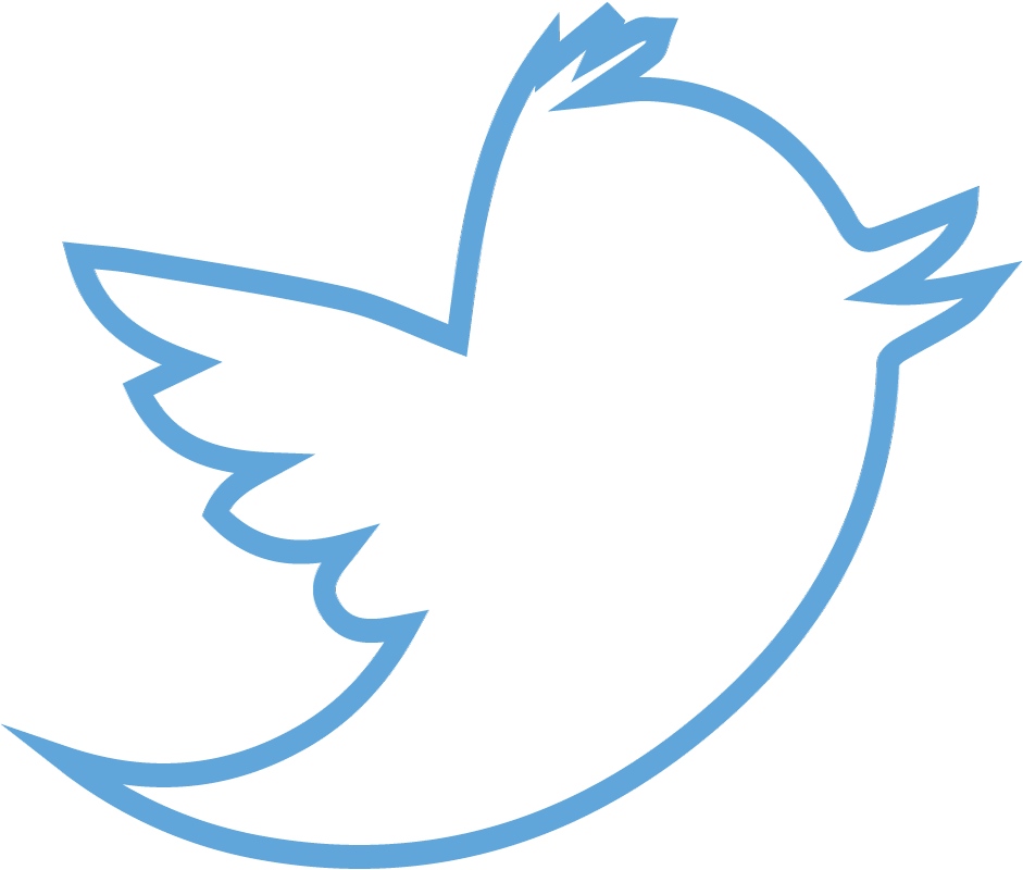Outline Logo Twitter Transparent PNG