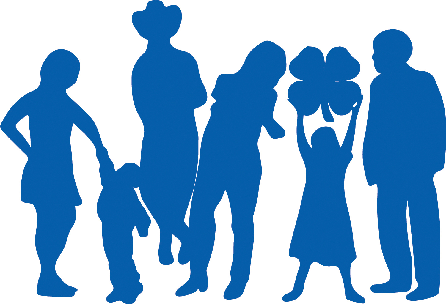 people icons blue