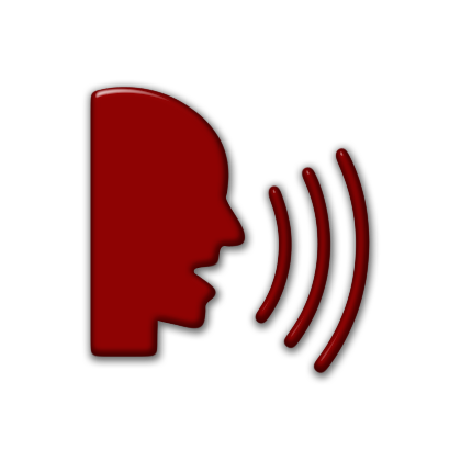 Person Talking Icon red #7533 - Free Icons and PNG Backgrounds