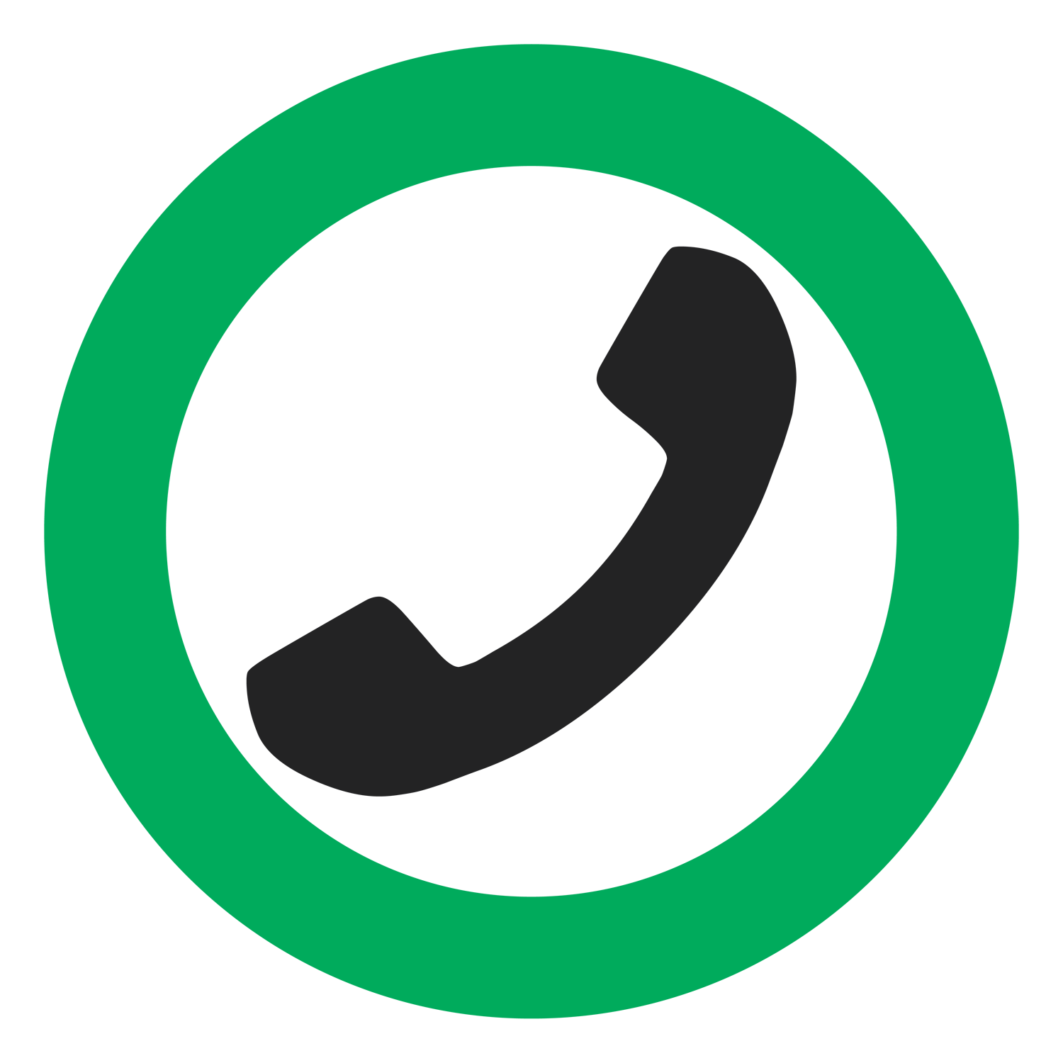 green telephone logo png