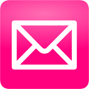 pink email message icon