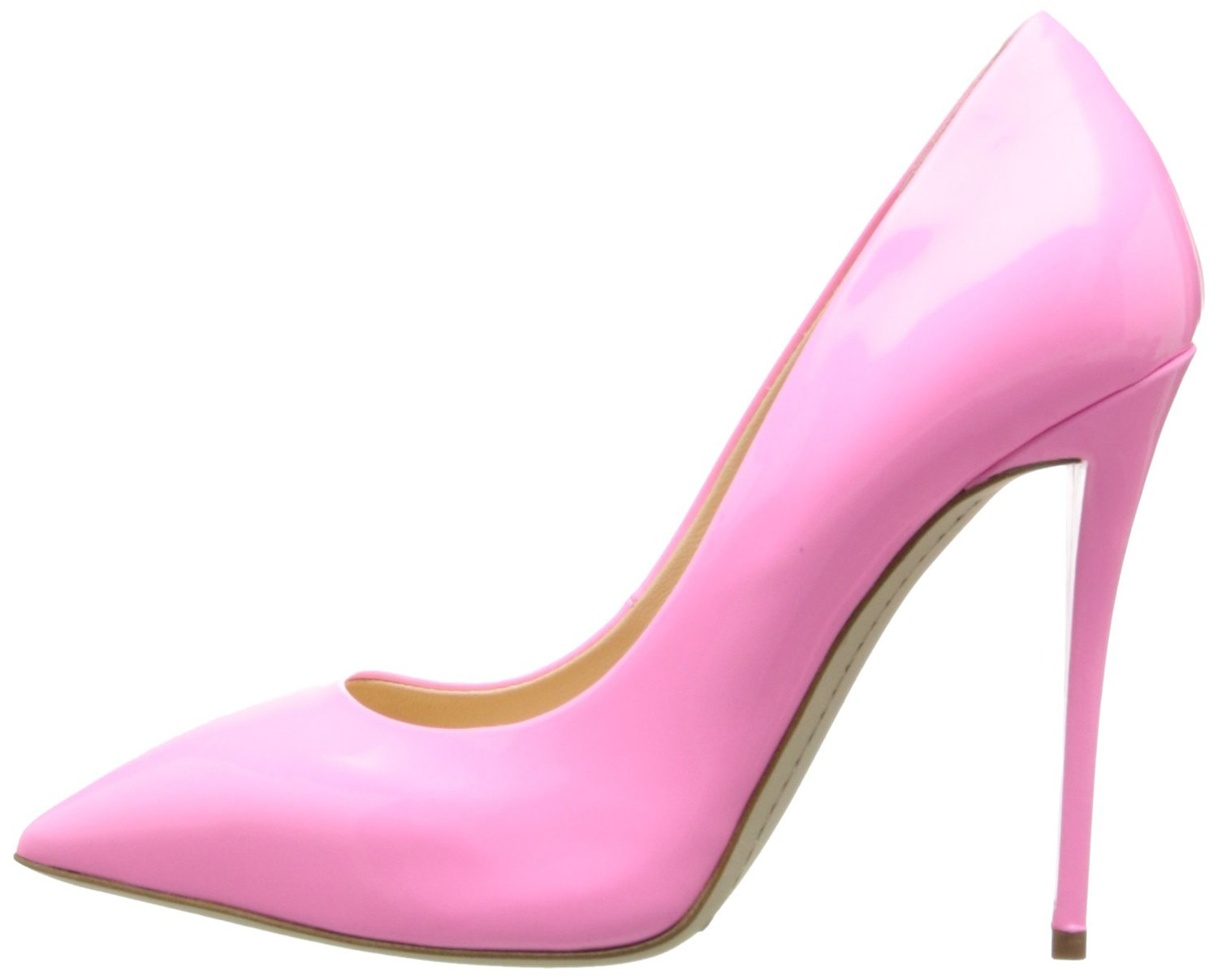 Transparent pink heels hotsell