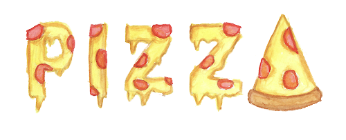 Pizza Png Tumblr Glitter Pizza Slice Sticker – Jenny Lemons