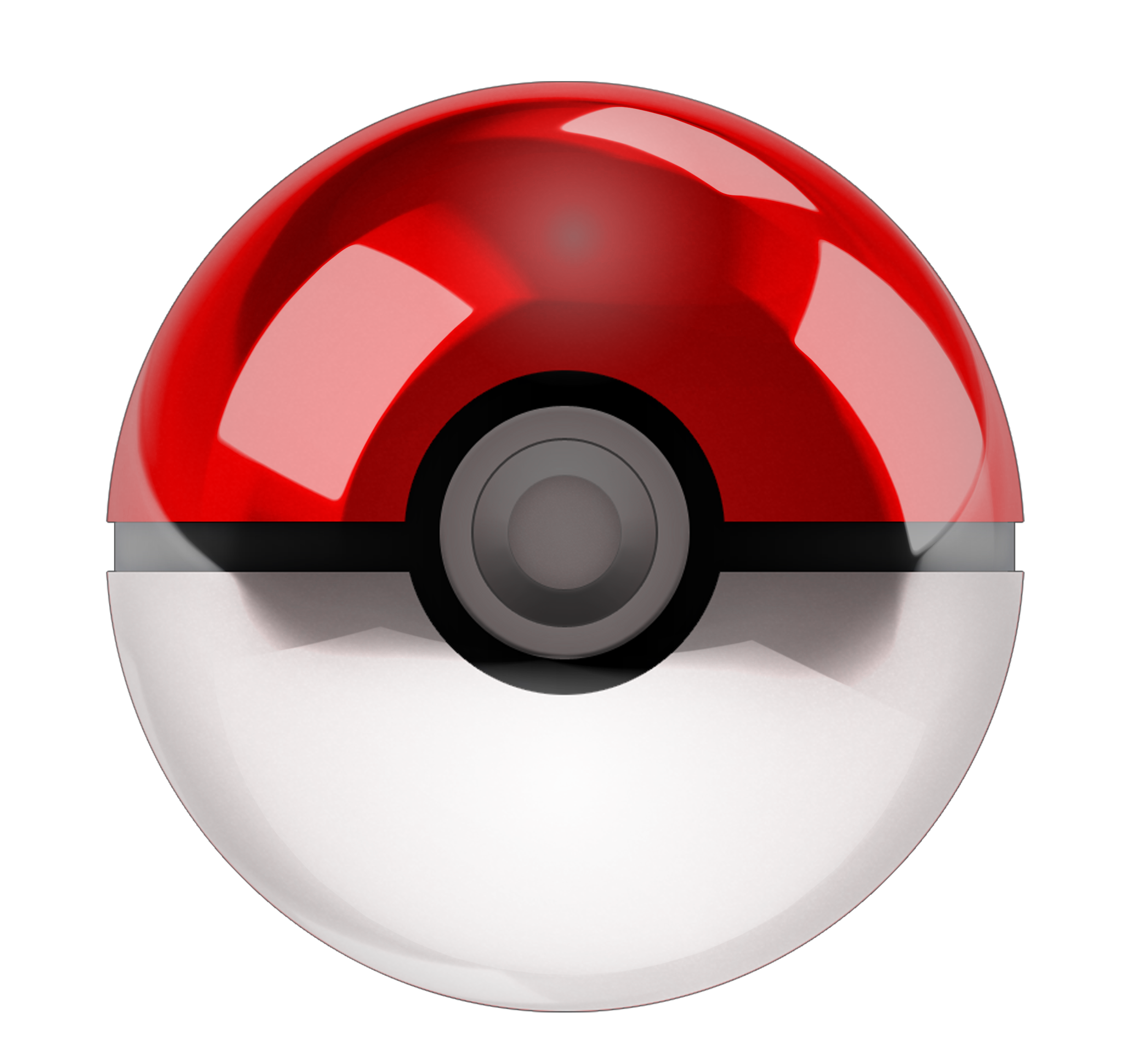 Pokeball 3D Illustration download in PNG, OBJ or Blend format