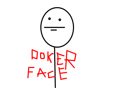 Poker Face Png Available In Different Size