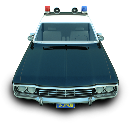 Police car icon png