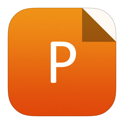 Ppt Flat iOS7 Style Documents Icon