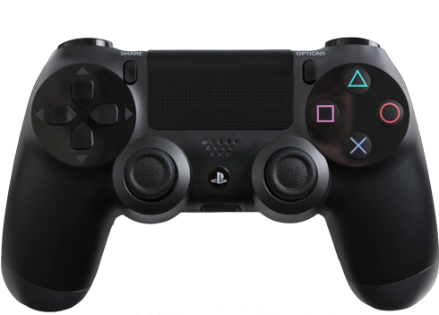 Ps4 Controller Black Png Transparent Background Free Download 498 Freeiconspng