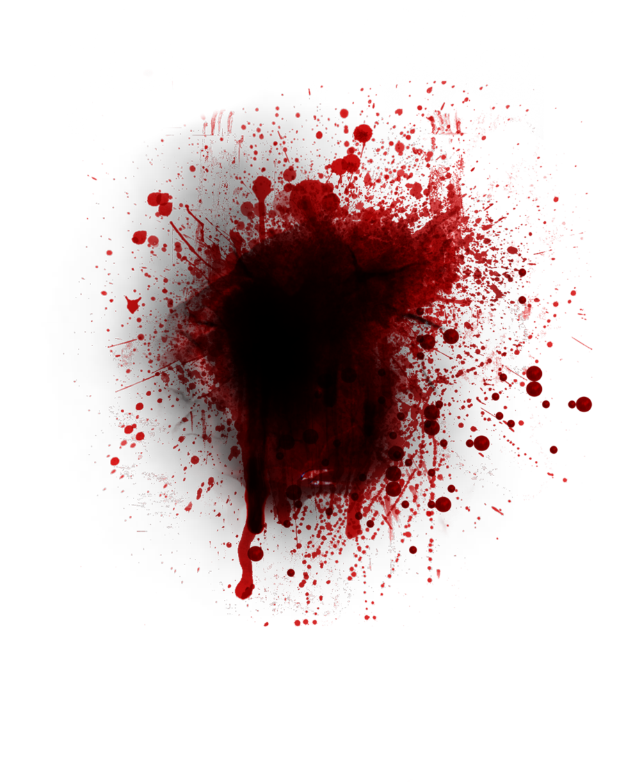 blood splatter png clipart