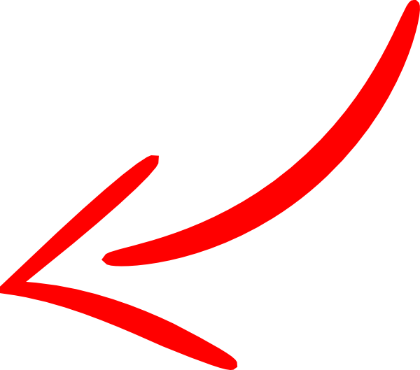 Red Arrow Left Curved PNG Transparent Background Free Download 36956 