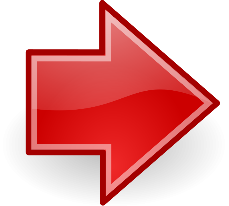 red arrow glassy right png