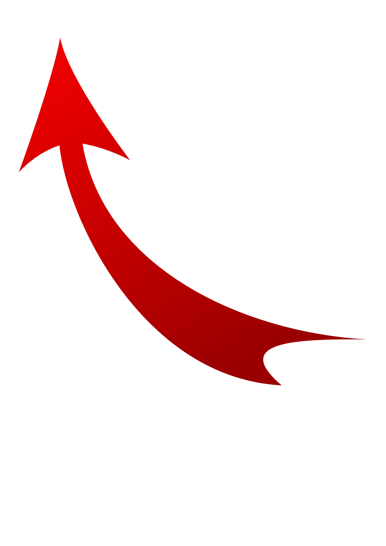 red arrow up left png