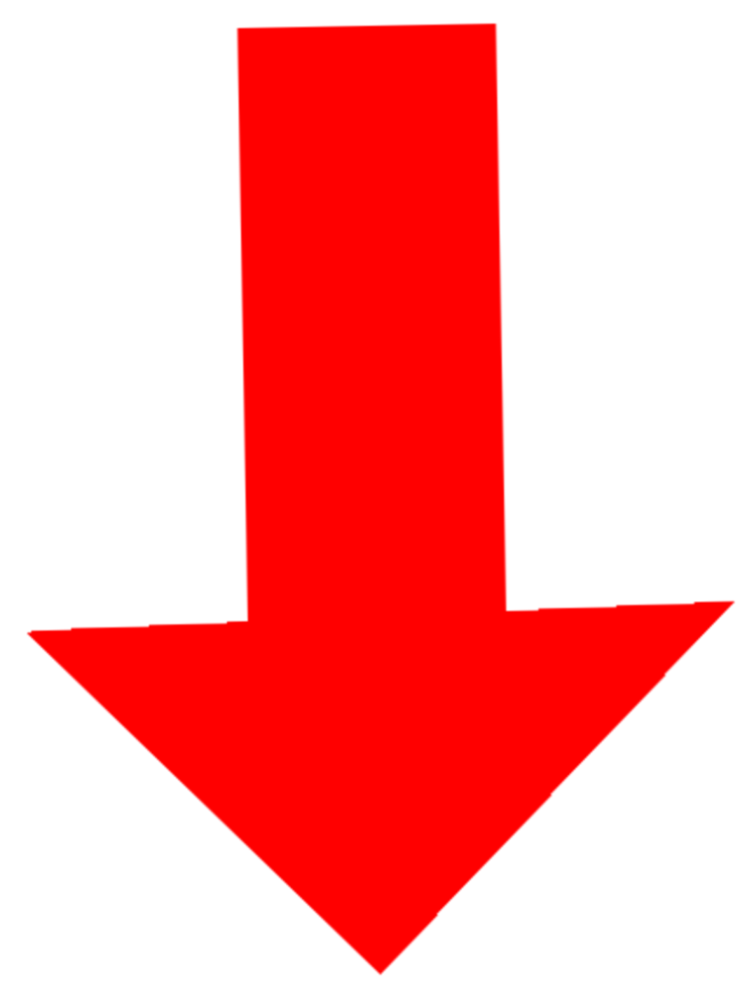 Red Down Arrow PNG Transparent Background, Free Download #36965