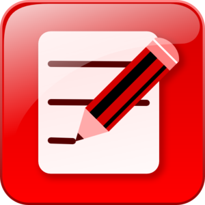 red edit icon glossy 3609 free icons and png backgrounds