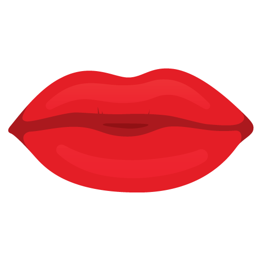 Red Mouth Lips Icon PNG Transparent Background, Free Download 14298