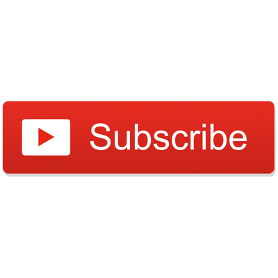 red subscribe button on white background