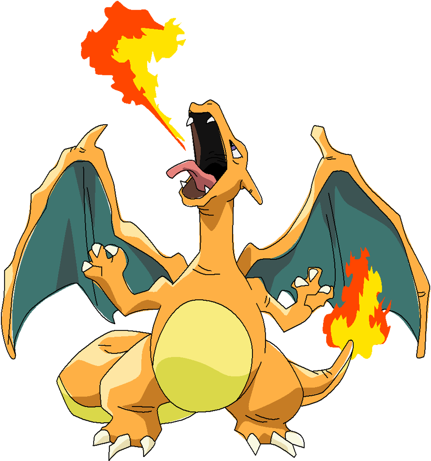 Render Pokemon Dracaufeu Png 18176 Free Icons And Png