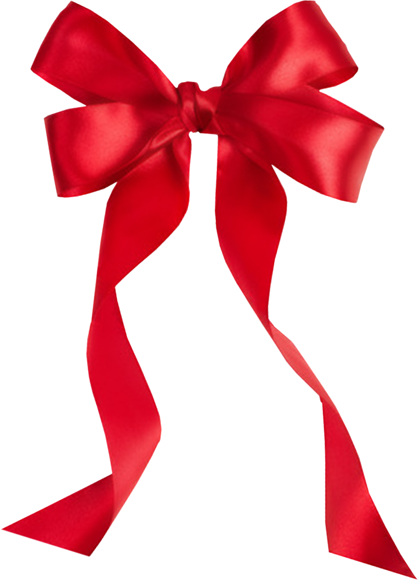 Red Bow Clipart Transparent