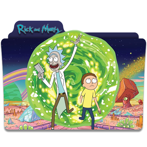 Rick And Morty Series Folder 2 Icon