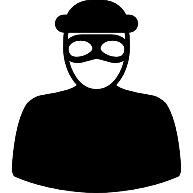 Robber With Eyes Mask Icon PNG Transparent Background, Free Download
