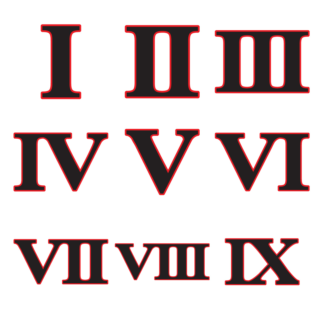 Roman Numerals Transparent PNG Pictures - Free Icons and PNG Backgrounds