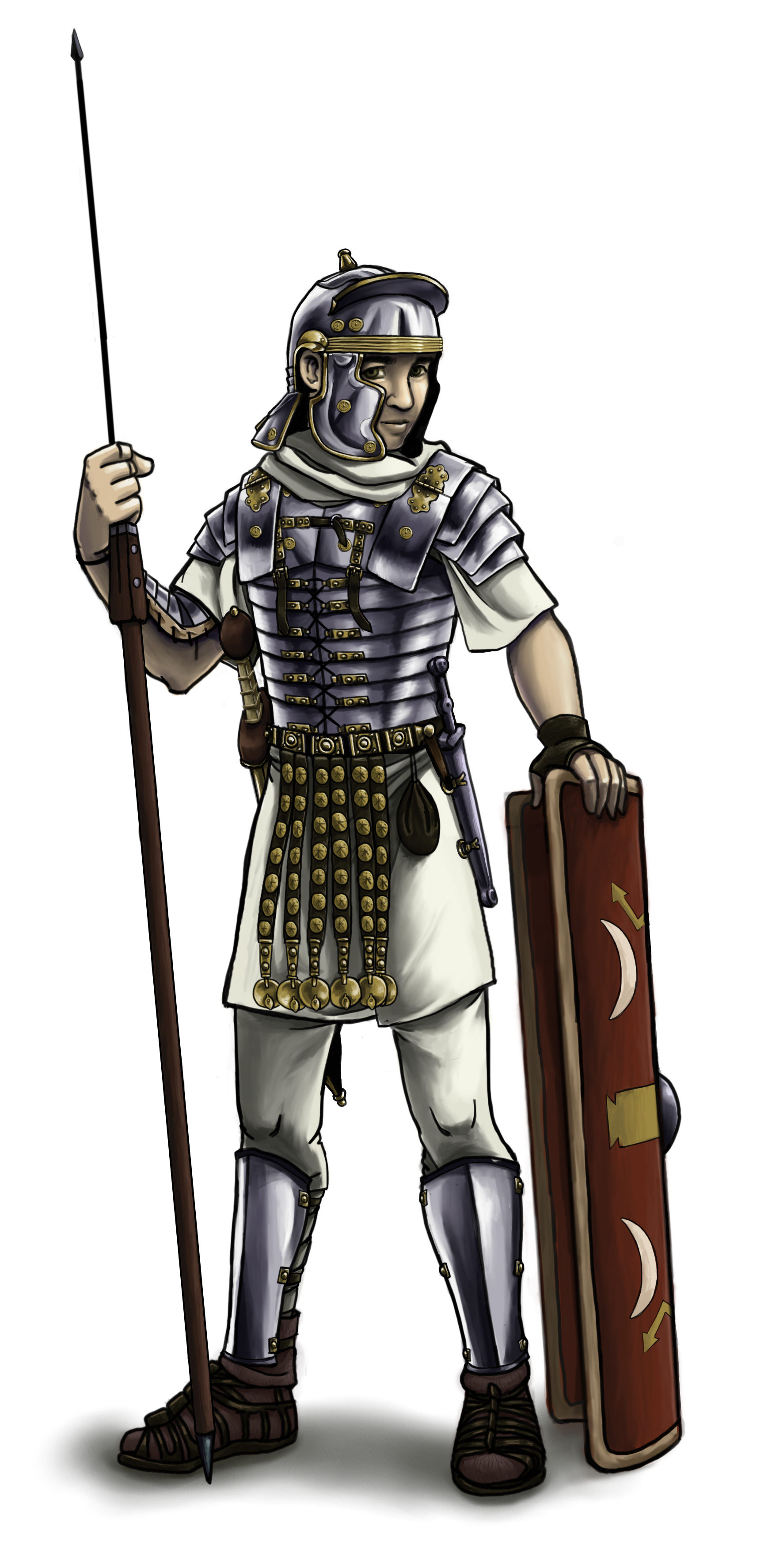 Roman Soldier Icons No Attribution