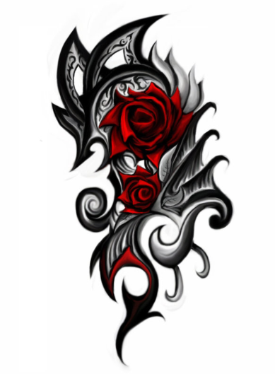 Tattoos Png Free Icons Backgrounds Rose Tattoo Image 19378 Gambar
