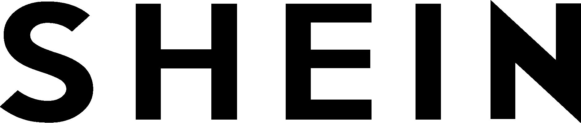 shein shopping app text logo png