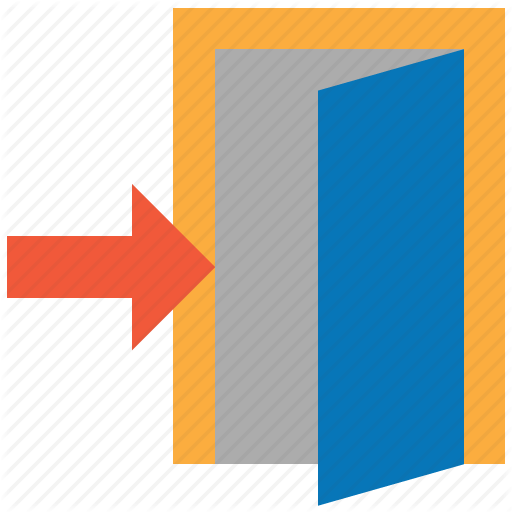 Sign Out Icon Svg PNG Transparent Background, Free Download 18007