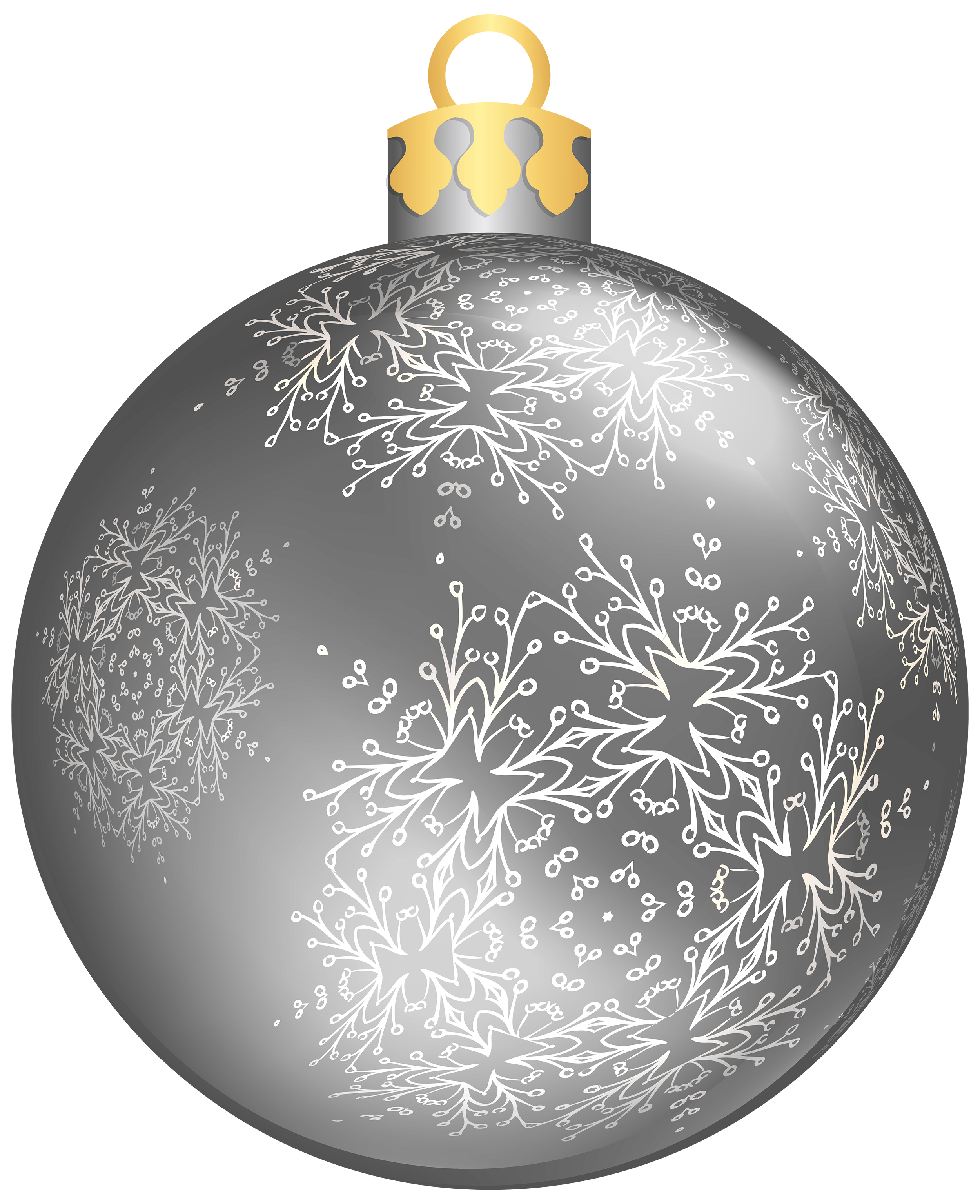 Silver Christmas Ball PNG Transparent Images #35216 - Free Icons and