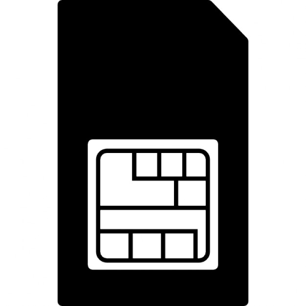 Sim Card Icon Phone Sim Card Icon. Outline Phone Sim Card Vector Icon